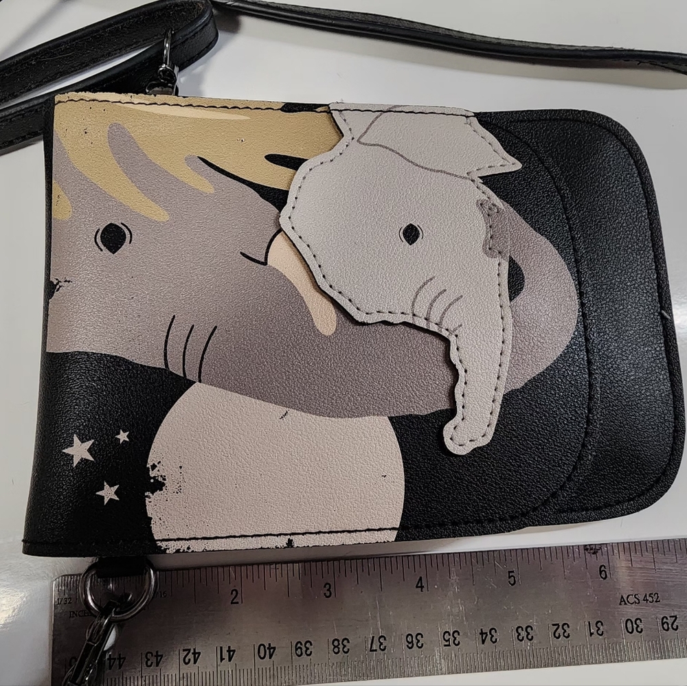 Save The Girls Elephant Cross Body Cell Phone Purse.